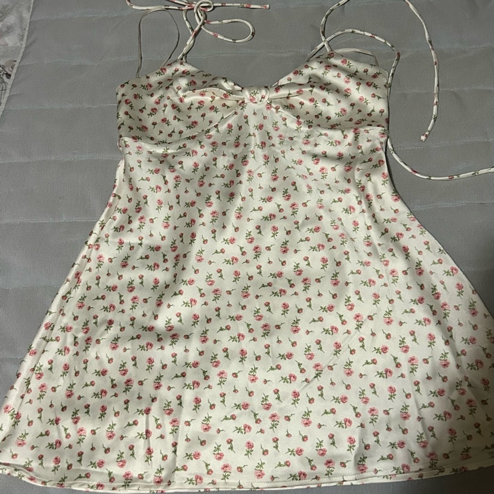 Floral Spaghetti Strap Dress